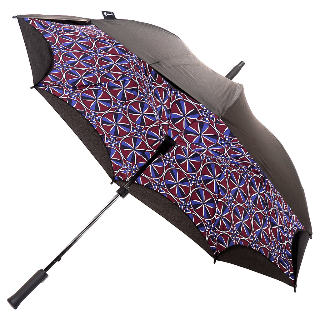 KAZbrella, KAZ, KAZ Designs, Umbrella, KAZ Umbrella, Straight, Straight Handle, Limited edition, Kaleidoscope, Open