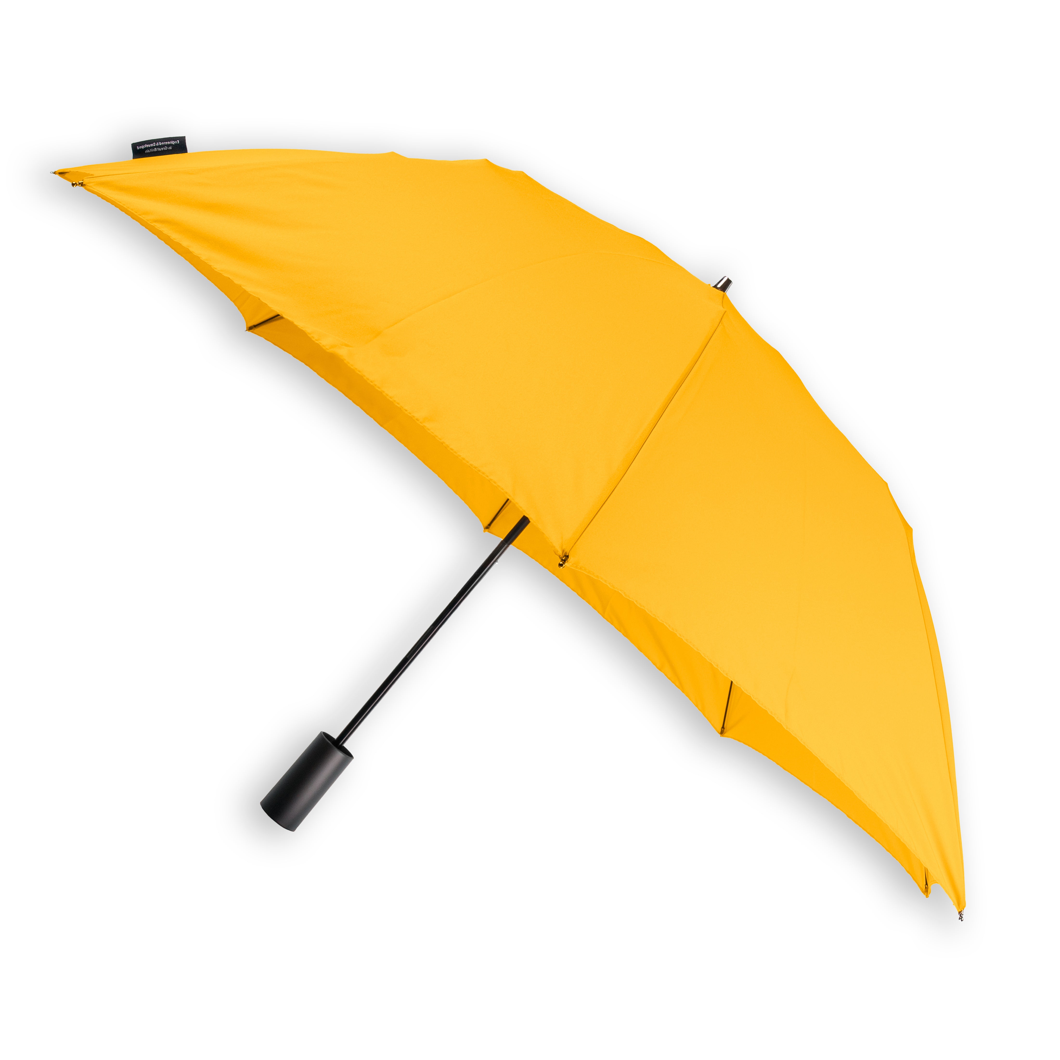 Saffron Yellow Reverse Folding Compact Plus Umbrella Small - KAZbrella