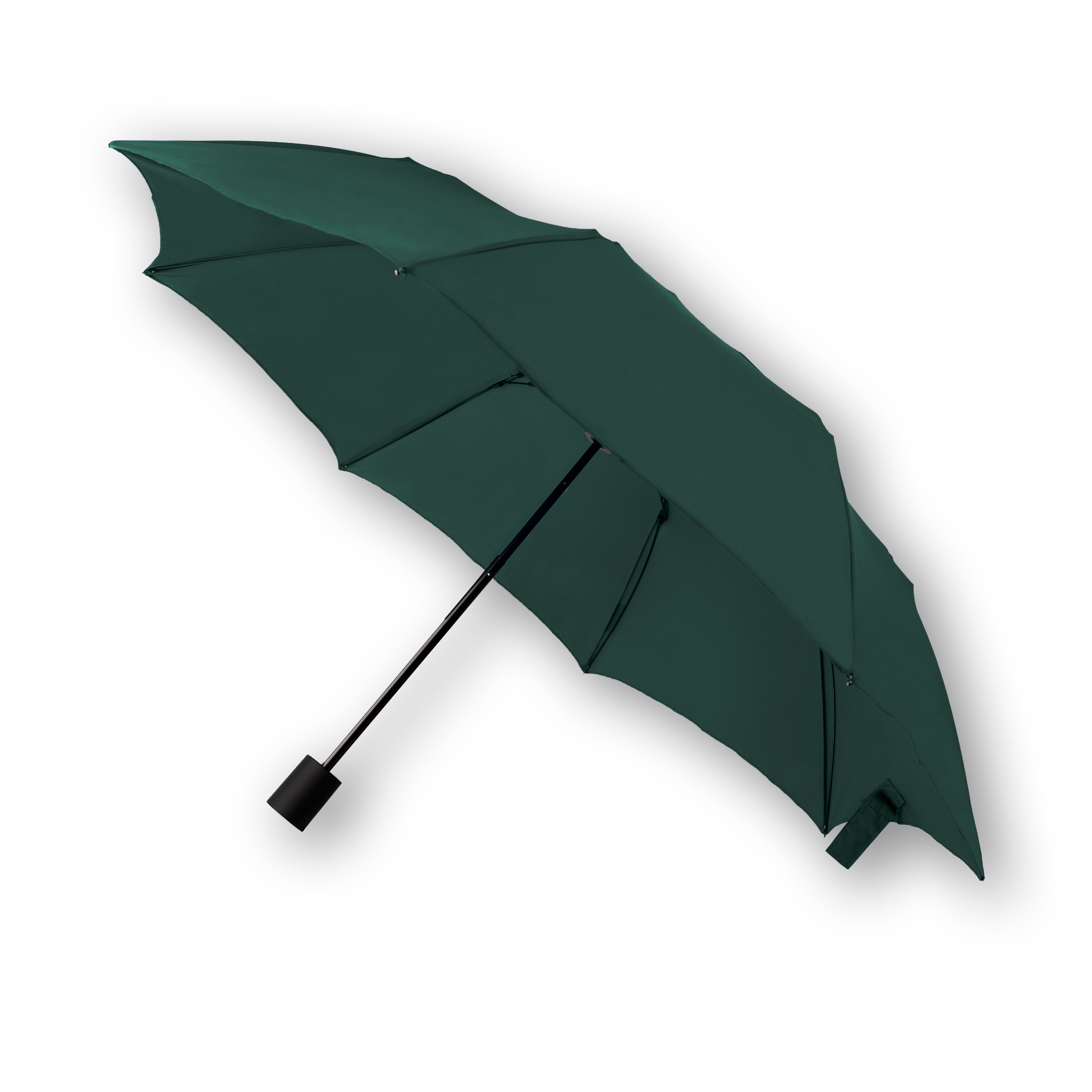 Racing Green Reverse Folding Compact Umbrella Mini - Compact KAZbrella